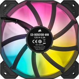 Corsair SP120 RGB ELITE Case per computer Ventilatore 12 cm Nero 1 pz