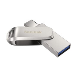 SanDisk Ultra Dual Drive Luxe unità flash USB 128 GB USB Type-A   USB Type-C 3.2 Gen 1 (3.1 Gen 1) Acciaio inossidabile