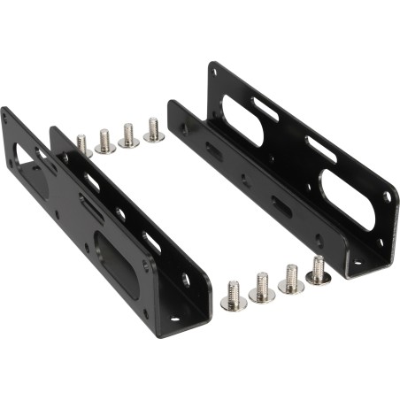 InLine Guide di montaggio per HDD SSD da 2,5" a 3,5", telaio e viti, nero