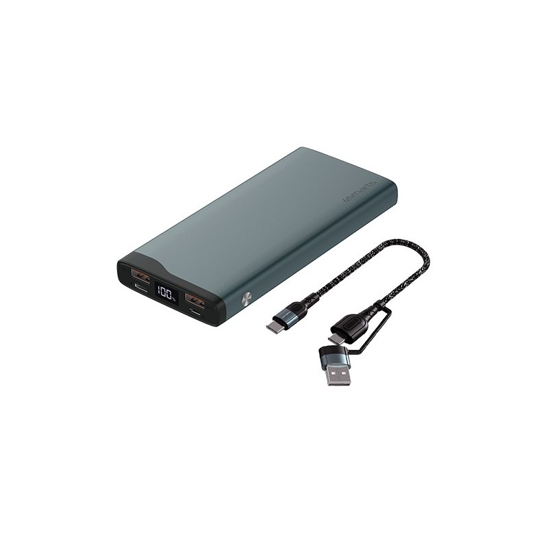 4smarts Powerbank VoltHub Pro 10000mAh QuickCharge PD gunmetal