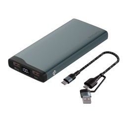 4smarts VoltHub Pro Polimeri di litio (LiPo) 10000 mAh Nero, Metallico