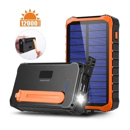 4smarts 456633 batteria portatile Polimeri di litio (LiPo) 12000 mAh Nero, Arancione