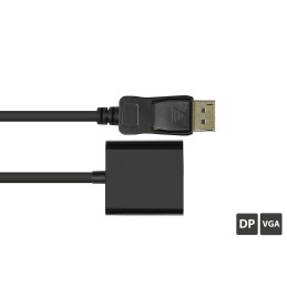 Alcasa DP-AD11 cavo e adattatore video 2 m DisplayPort VGA (D-Sub) Nero