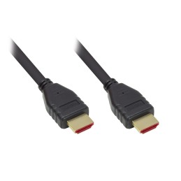 Alcasa 4521-005 cavo HDMI 0,5 m HDMI tipo A (Standard) Nero