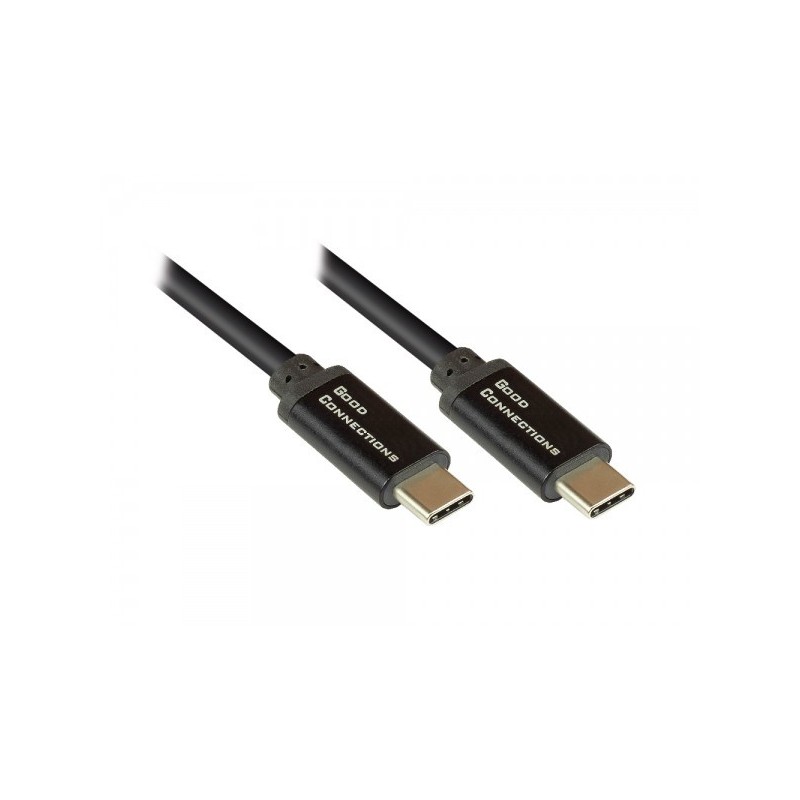 Good Connections USB2.0 Kabel 1,5m USB-C St./St. SmartFLEX PD schwarz