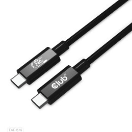 CLUB3D CAC-1576 cavo USB 1 m USB4 Gen 3x2 USB C Nero