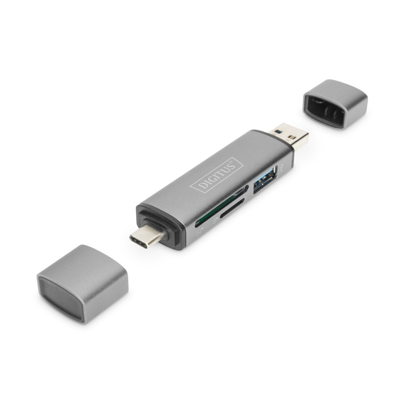 Digitus Dual Card Reader Hub USB-C™   USB 3.0, OTG