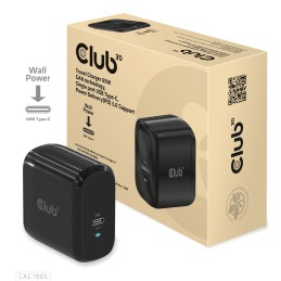 CLUB3D CAC-1905 Caricabatterie per dispositivi mobili Universale Nero AC Interno