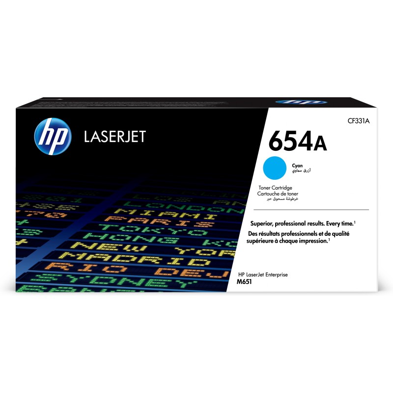 654A - Cyan - Original - LaserJet - Tonerpatrone (CF331A)