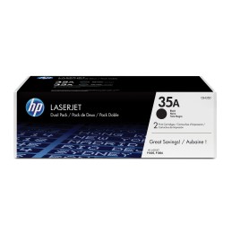 HP Confezione da 2 cartucce originali di Toner nero LaserJet 35A