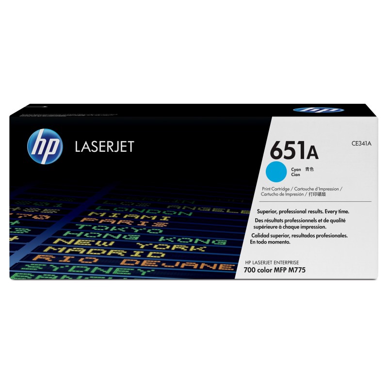 651A - Cyan - original - LaserJet - Tonerpatrone (CE341A)