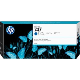 HP Cartuccia di inchiostro blu cromatico 747 DesignJet da 300 ml