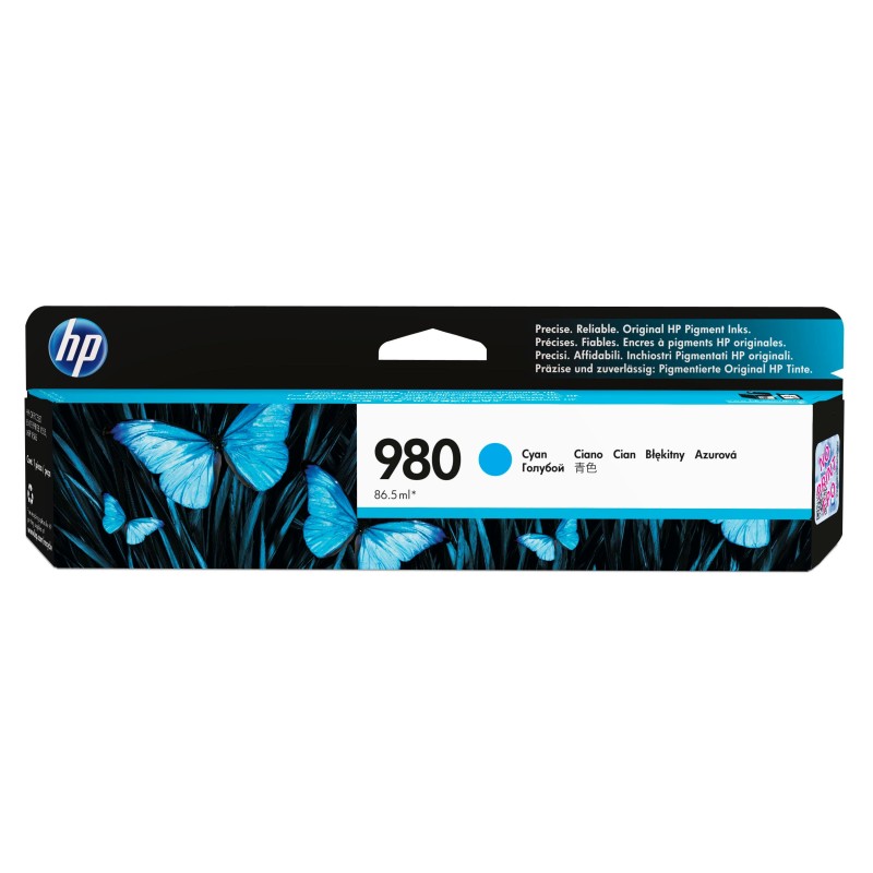 HP 980 Cyan Original Ink Cartridge