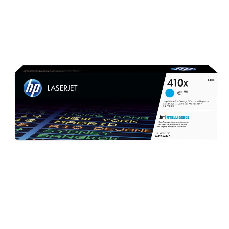 HP Cartuccia Toner originale ciano ad alta capacità LaserJet 410X