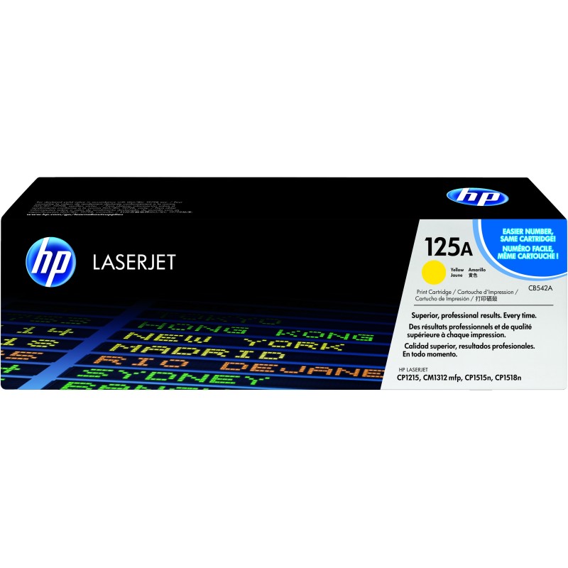 125A - Gelb - original - LaserJet - Tonerpatrone (CB542A)