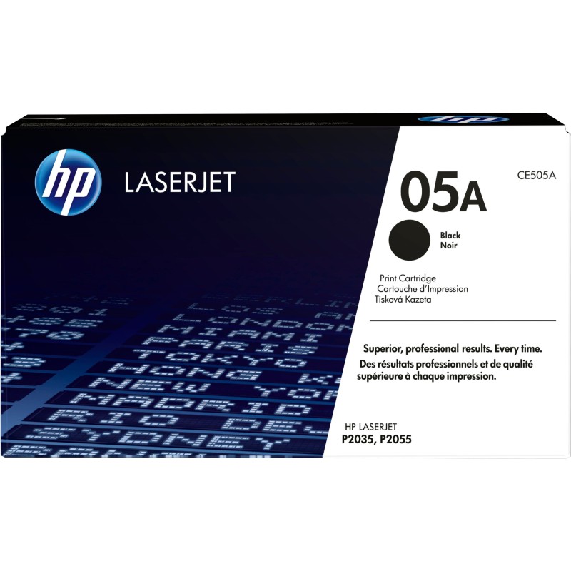 HP 05A Black Original LaserJet Toner Cartridge