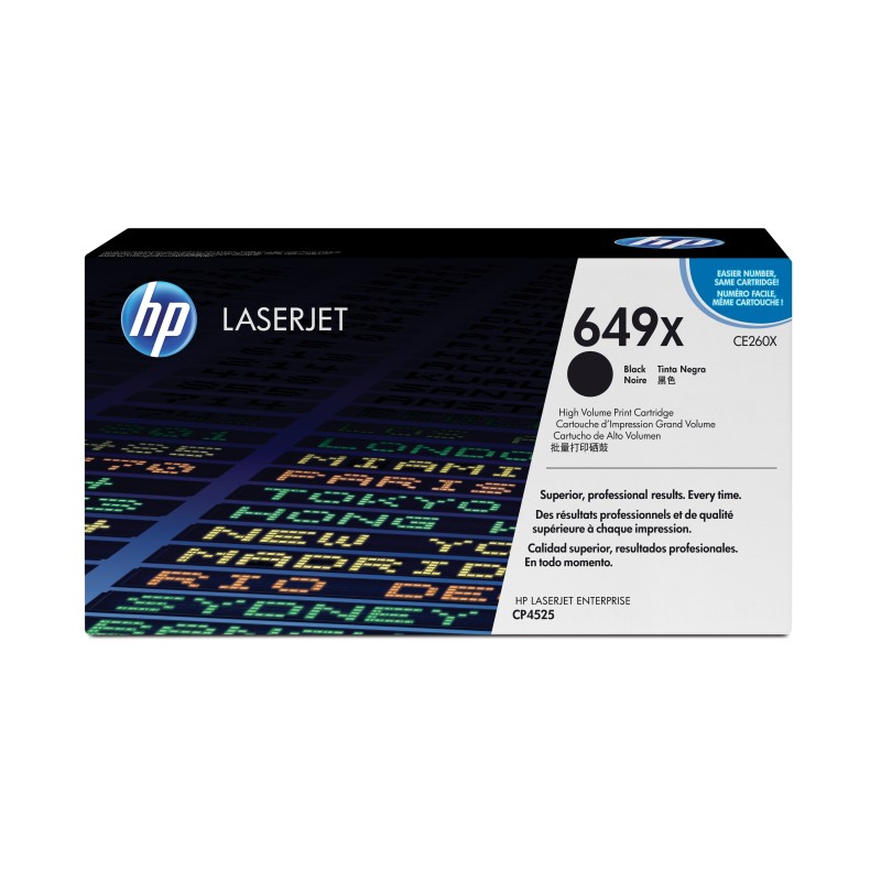 HP 649X High Yield Black Original LaserJet Toner Cartridge