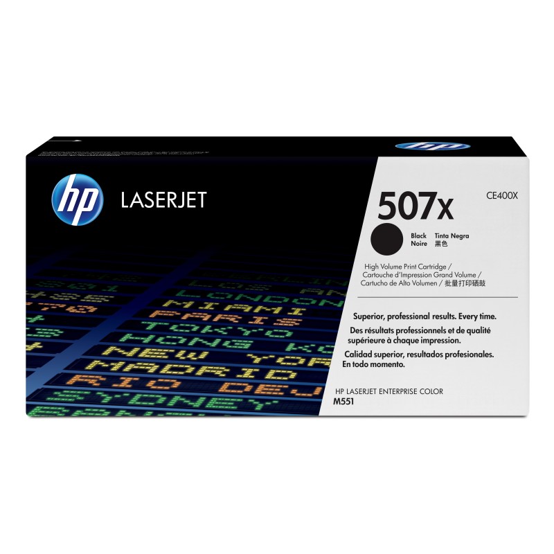 507X - Hohe Ergiebigkeit - Schwarz - original - LaserJet - Tonerpatrone (CE400X)