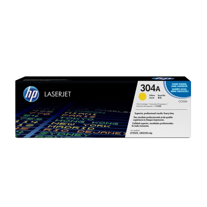 HP 304A Yellow Original LaserJet Toner Cartridge