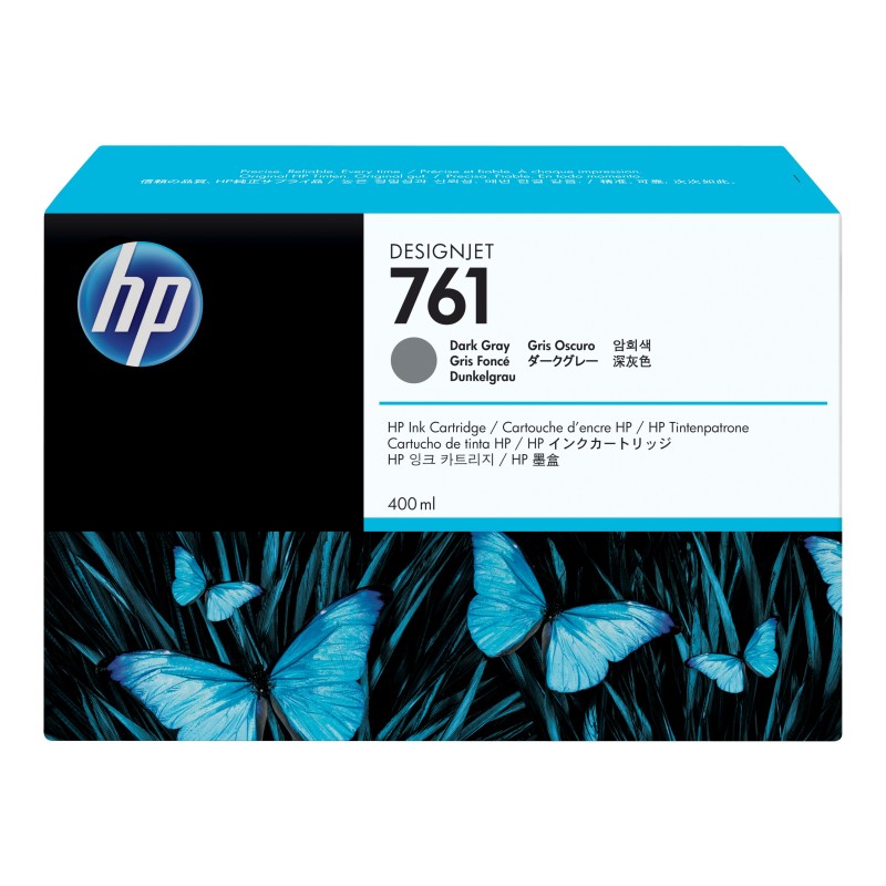 HP 761 400-ml Dark Gray DesignJet Ink Cartridge