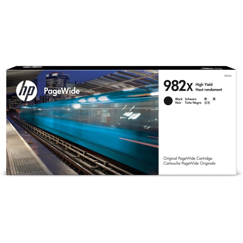 HP 982X High Yield Black Original PageWide Cartridge