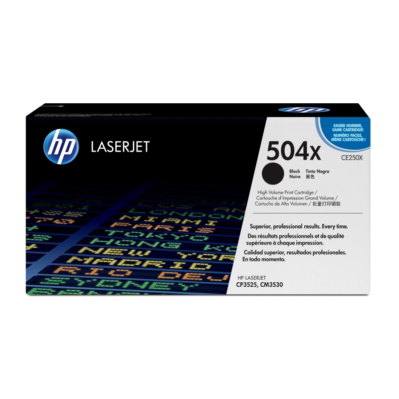 HP 504X High Yield Black Original LaserJet Toner Cartridge