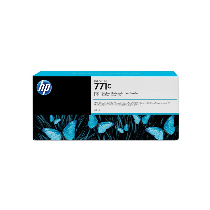 HP Cartuccia inchiostro nero fotografico DesignJet 771C, 775 ml