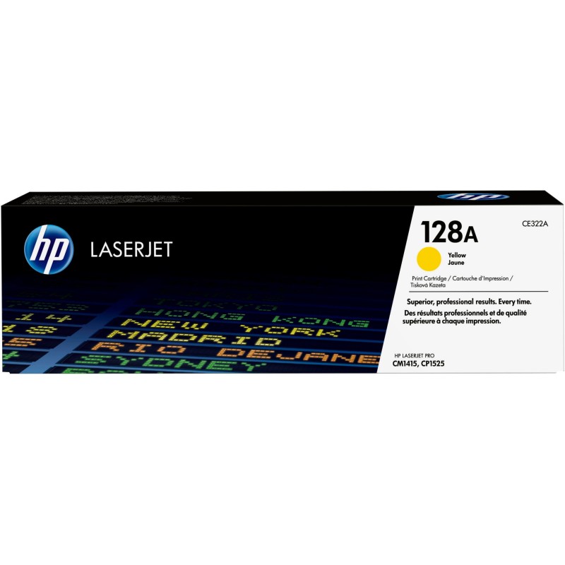 HP 128A Yellow Original LaserJet Toner Cartridge