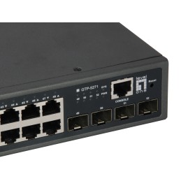 LevelOne GTP-5271 switch di rete Gestito L3 Gigabit Ethernet (10 100 1000) Supporto Power over Ethernet (PoE) Grigio
