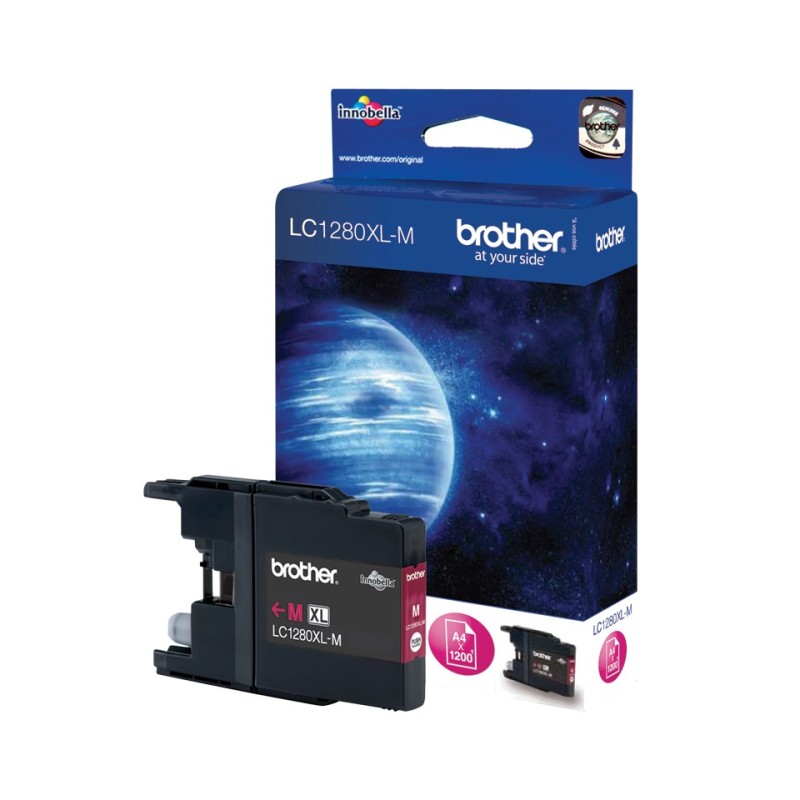 Brother LC1280XLM ink cartridge 1 pc(s) Original High (XL) Yield Magenta