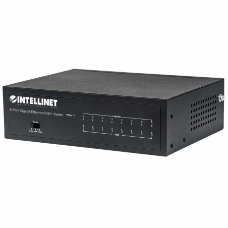 Intellinet 561204 switch di rete Gestito Gigabit Ethernet (10 100 1000) Supporto Power over Ethernet (PoE) Nero