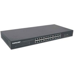 Intellinet 561044 switch di rete Non gestito L2 Gigabit Ethernet (10 100 1000) 1U Nero