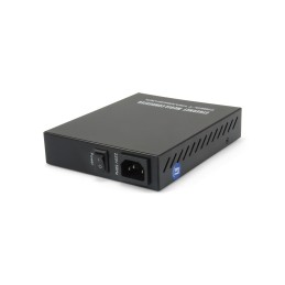 LevelOne GVM-1220 convertitore multimediale di rete 1000 Mbit s 1310 nm Modalità singola Nero