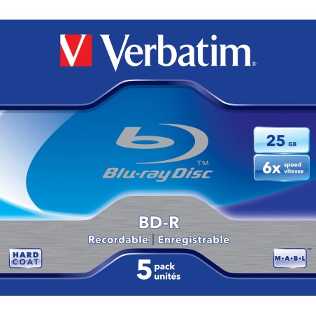 Verbatim 43715 disco vergine Blu-Ray BD-R 25 GB 5 pz