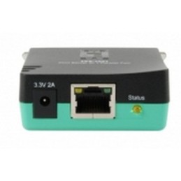 LevelOne FPS-1031 server di stampa LAN Ethernet Nero, Verde