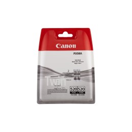 Canon Cartuccia d'inchiostro nero PGI-520BK (confezione doppia)