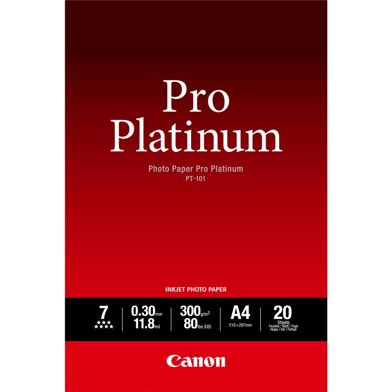 Photo Paper Pro Platinum - A4 (210 x 297 mm)