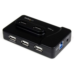 StarTech.com Hub combo USB 3.0 2.0 a 6 porte con porta di caricamento