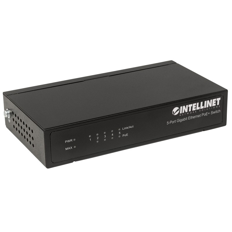 5-Port Gigabit Ethernet PoE+ Switch, 4 x PSE Ports, IEEE 802.3at/af Power ove...