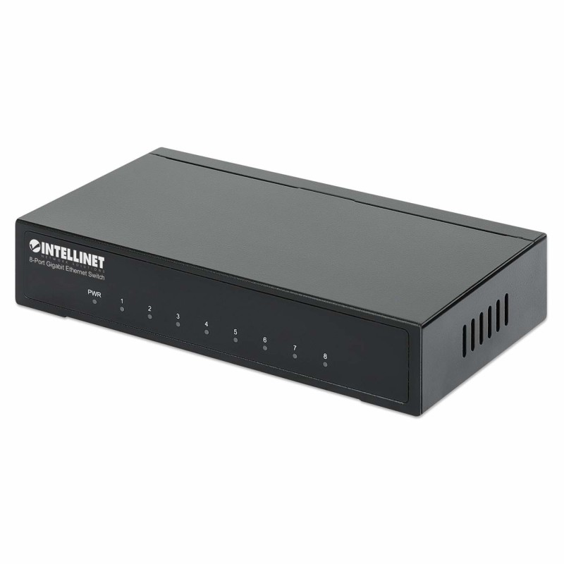 8-Port Gigabit Ethernet Switch, Metal, Box