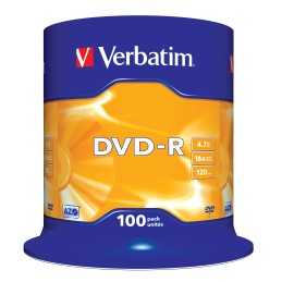 100 x DVD-R - 4.7 GB 16x -...