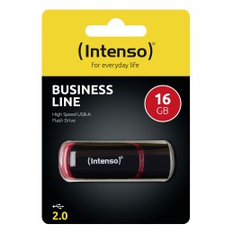 Intenso 16GB USB2.0 unità flash USB USB tipo A 2.0 Nero, Rosso