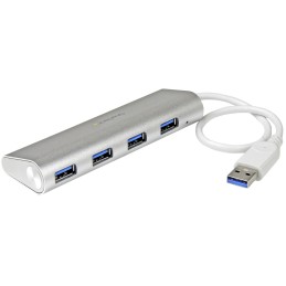 StarTech.com Hub USB a 4 porte, Da USB A a 4 porte USB-A, USB 5Gbps, design robusto, alimentazione via bus, hub USB 3.0