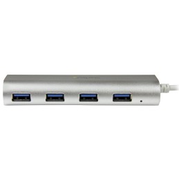 StarTech.com Hub USB a 4 porte, Da USB A a 4 porte USB-A, USB 5Gbps, design robusto, alimentazione via bus, hub USB 3.0