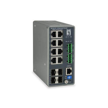 LevelOne IGU-1271 switch di rete Gestito L3 Gigabit Ethernet (10 100 1000) Grigio