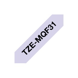 Brother TZE-MQF31 nastro per etichettatrice Nero