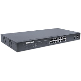 Intellinet 561341 switch di rete Gestito L2+ Gigabit Ethernet (10 100 1000) Supporto Power over Ethernet (PoE) 1U Nero