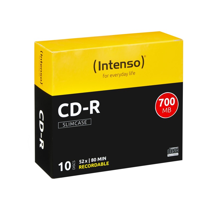 10 x CD-R - 700 MB (80 Min) 40x - Slim