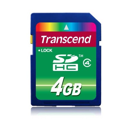 Transcend TS4GSDHC4 memoria flash 4 GB SDHC