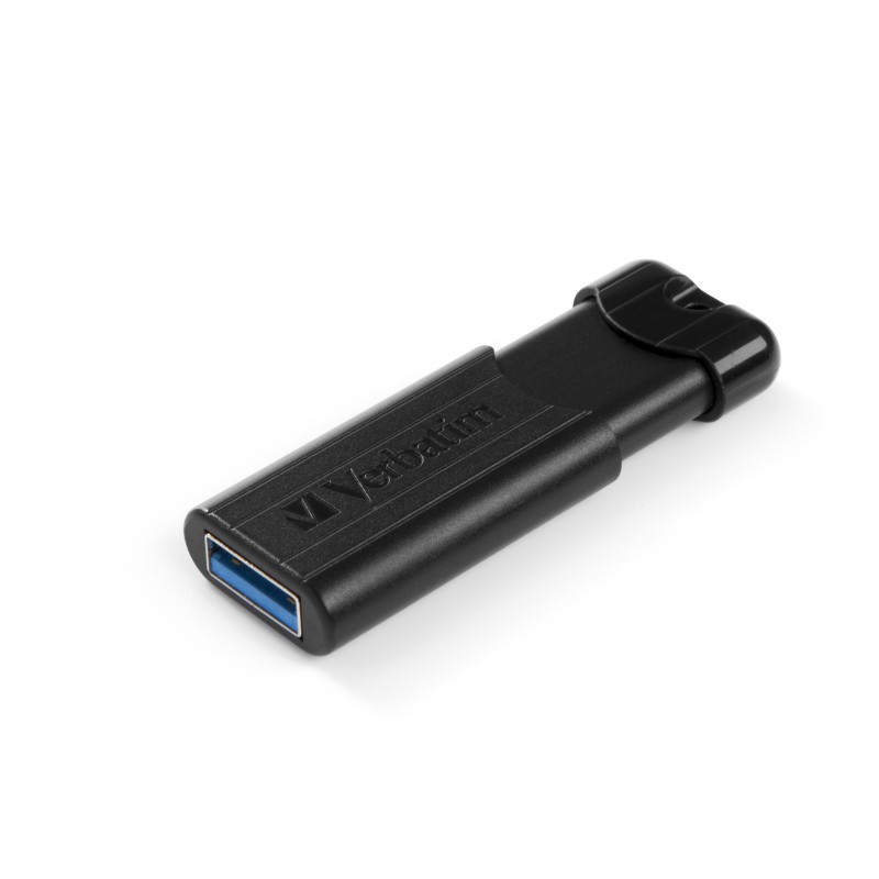 Verbatim PinStripe 3.0 - Memoria USB 3.0 da 128GB  - Nero